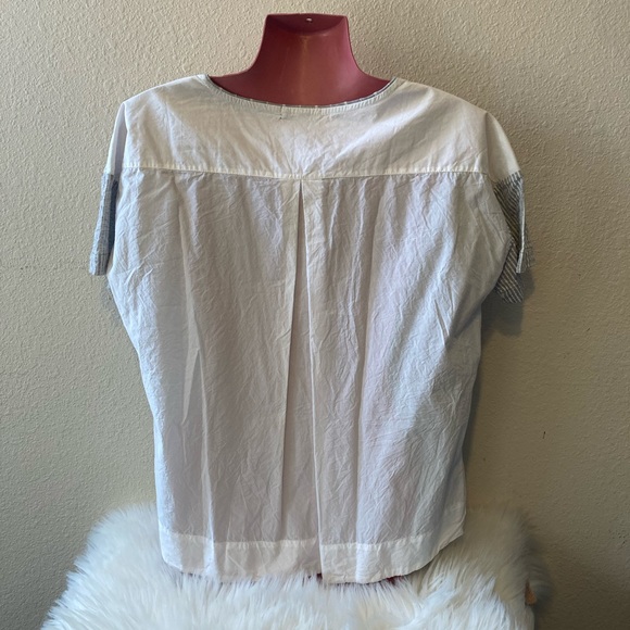 J. Crew | Cropped Eyelet Top | Size M - Picture 9 of 9